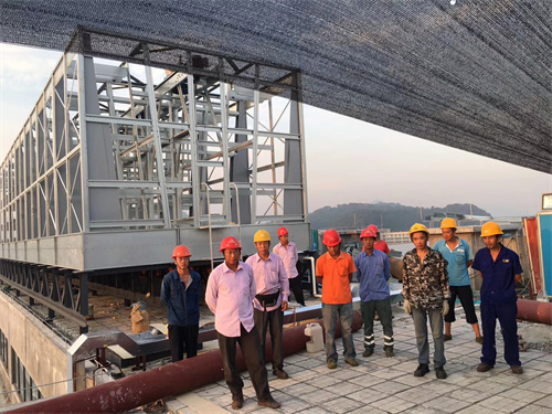冷卻塔制冷螺桿機組噪音降噪治理方案效果(制冷用閉式冷卻塔)